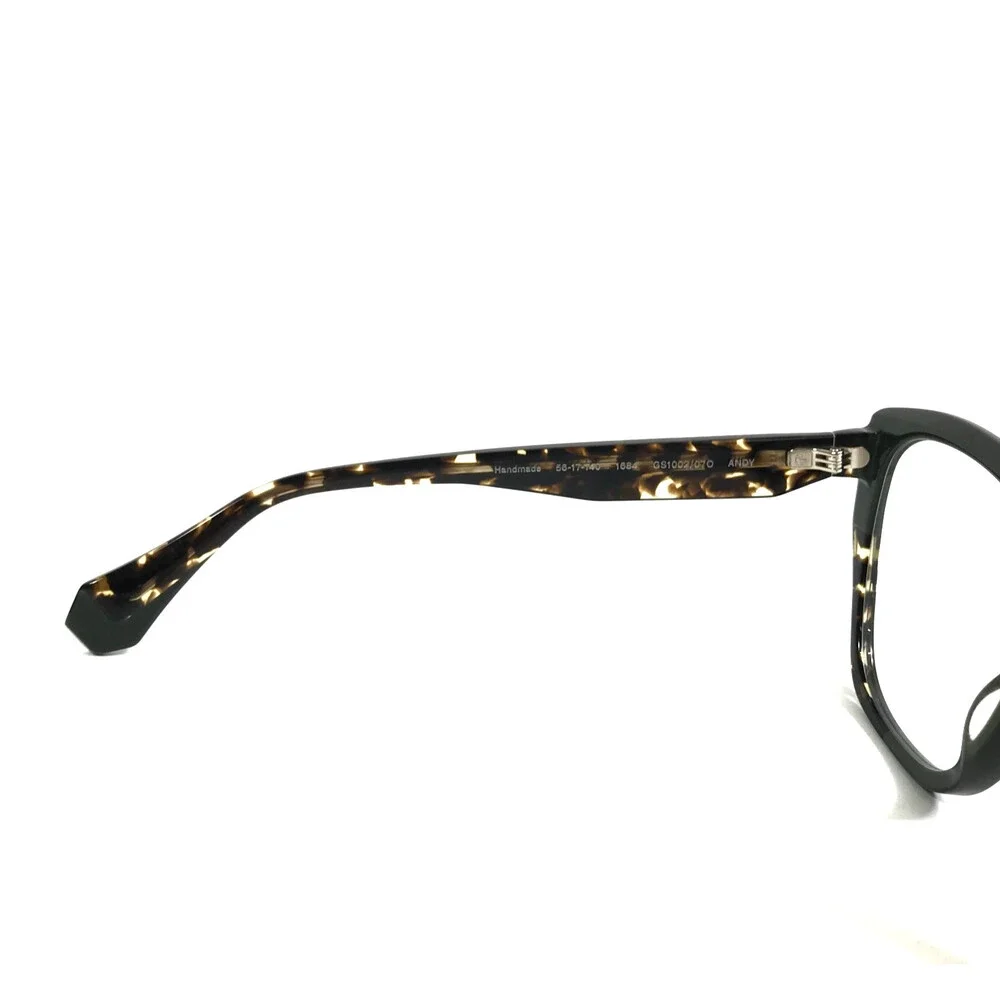 Gigi Studios Eyeglasses Frames ANDY GS1002/07O Black Tortoise Cat Eye 56-17-140